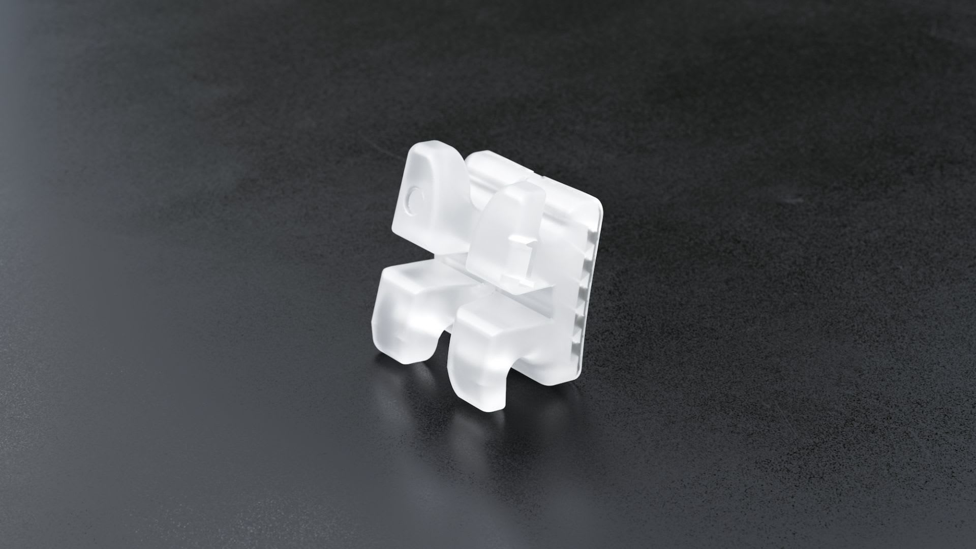 LightForce's 3D printed clear ceramic brackets