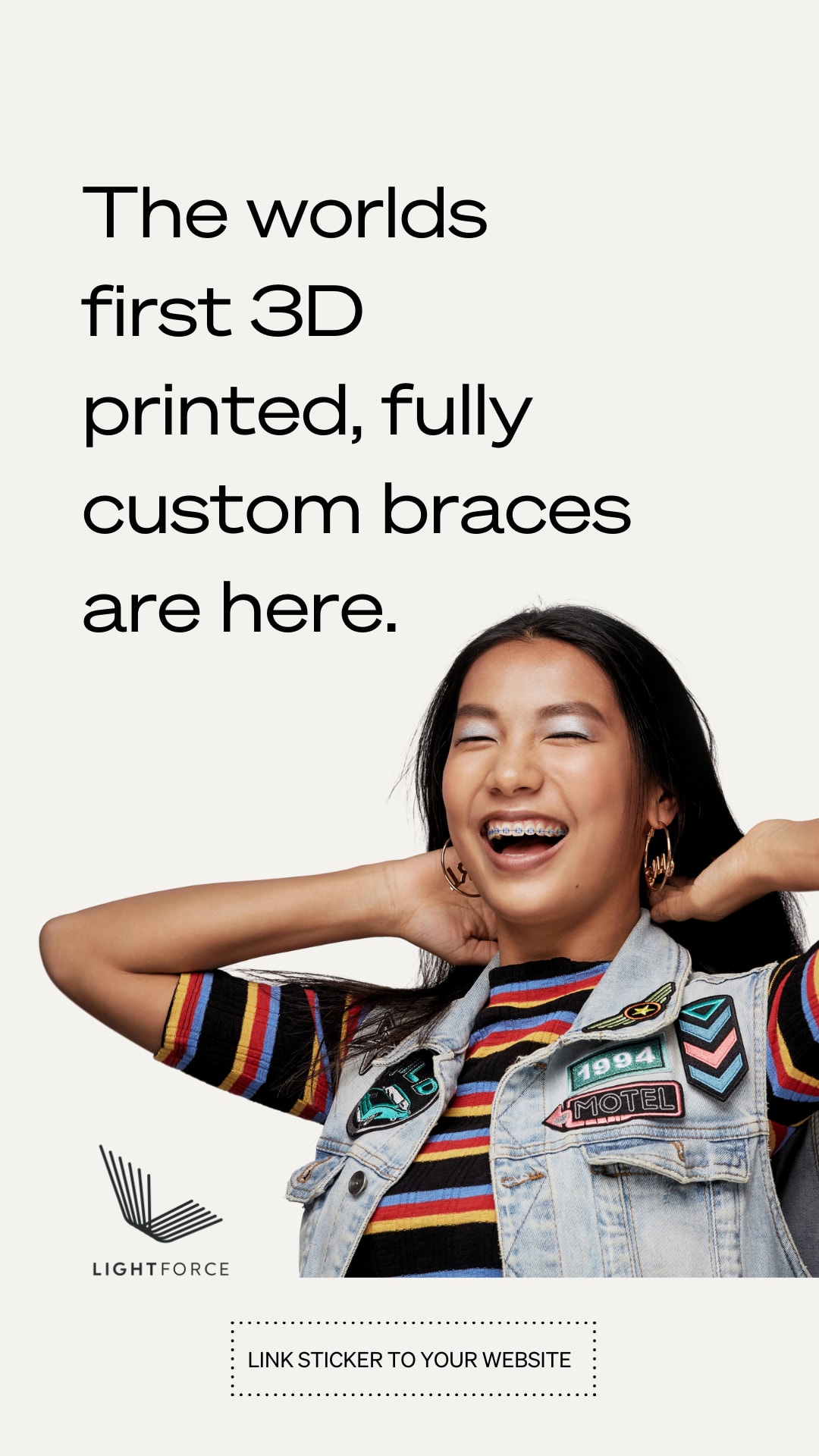 The worlds first 3 D printed fully custom braces are here Instagram Story 2
